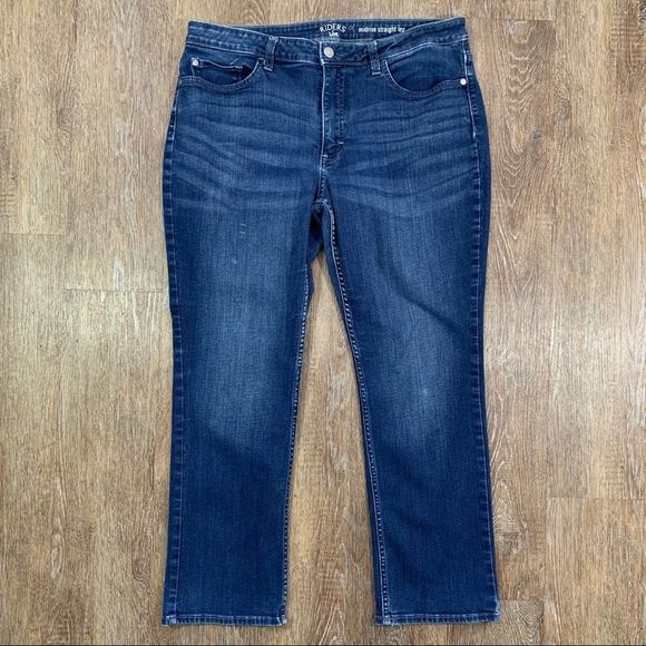 Riders by Lee Midrise Straight Leg Jeans - Picture 1 of 7